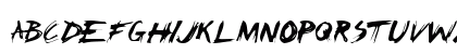 ChickenScratch AOE Regular Uppercase Preview
