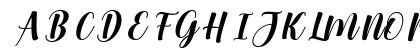 Childa Italic Uppercase Preview