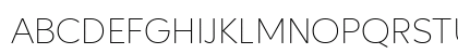 Ageo Trial Thin Regular Uppercase Preview