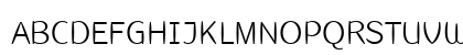 LTInagur Light Regular Uppercase Preview