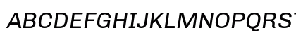 Chivo Italic Uppercase Preview