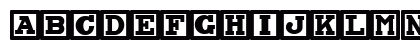 ChockABlockNF Regular Uppercase Preview