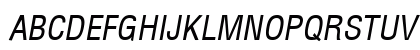 AGLettericaCondensed Oblique Preview