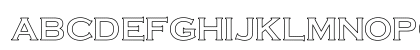 Cimier Hollow Regular Uppercase Preview