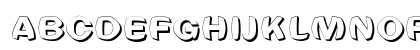 Clearblock circular - 3DFX Regular Uppercase Preview