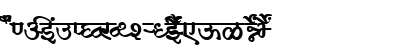 AkrutiDevHarsha Bold Uppercase Preview