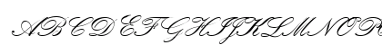 Classic Script MN Regular Uppercase Preview