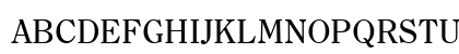 Clearface Regular Uppercase Preview