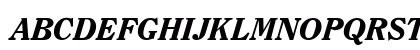 ClearfaceH Bold Italic Uppercase Preview