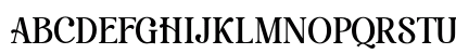 Ronald Tumb Regular Uppercase Preview