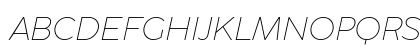 CocoSharp Trial ExtraLight Italic Uppercase Preview