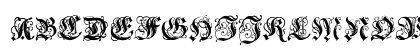 Coelnische Current Fraktur OsF Regular Uppercase Preview
