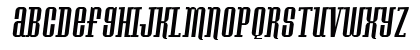 Konspiracy Theory slant Regular Uppercase Preview