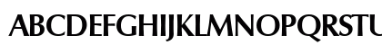 Columbia-DemiBold Regular Uppercase Preview