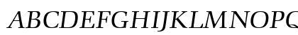 ComeniusAntiqua RomanItalic Preview