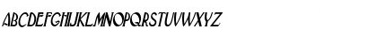 Deco-Condensed Bold Italic Font