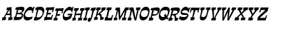 Expose-Condensed Italic Font