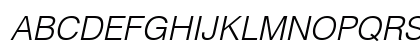 Context Light SSi Light Italic Uppercase Preview