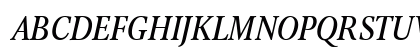 ConcordeNova RomanItalic Preview
