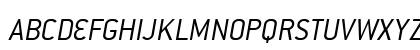ConduitITC TT LightItalic Uppercase Preview