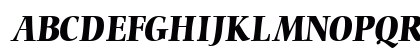 ConquistaSSK BoldItalic Uppercase Preview