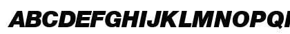 ContextRepriseBlackSSK Bold Italic Uppercase Preview