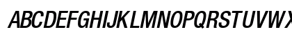 ContextRepriseMediumCondSSK Italic Uppercase Preview