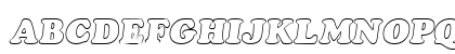 CookieHollow Italic Uppercase Preview