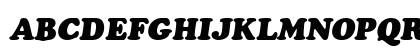 Cooper Becker Black Italic Uppercase Preview