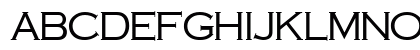 Copperplate Gothic Light Regular Uppercase Preview