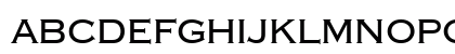 Copperplate-Gothic Regular Uppercase Preview