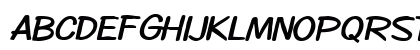 CopybookExtended Bold Italic Uppercase Preview