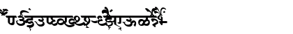 AkrutiDevHema Normal Uppercase Preview