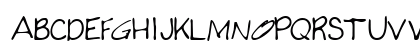 CoreysHand Regular Uppercase Preview