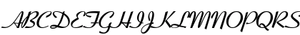 CoronationScript Bold Uppercase Preview