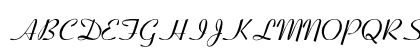 Coronet-SemiBol Regular Uppercase Preview