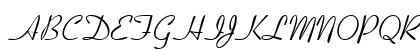 CoronetSSK Regular Uppercase Preview