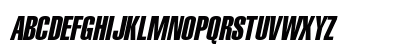 CorporateCompressedExtra Italic Preview