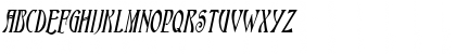 Nouveau-Condensed Bold Italic Font