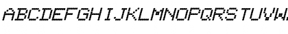 Pixel_Screen_Font-Light Italic Italic Font