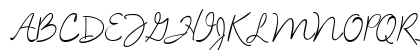 AL Script Hand Regular Uppercase Preview