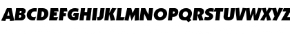 VictorBecker-Heavy Italic Font