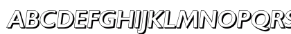 ChantillyDropShadow-Medium Italic Preview