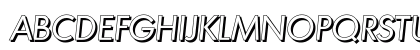 MontrealDropShadow Italic Preview