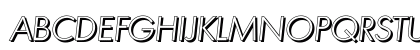 MontrealDropShadow-Light Italic Preview