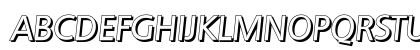 QuebecDropShadow-Medium Italic Preview