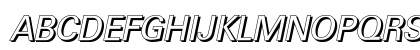 UltimateDropShadow Italic Uppercase Preview