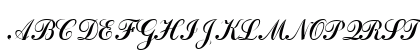 Dahling Script Ssk Regular Uppercase Preview