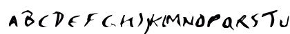 Dashieal Regular Uppercase Preview