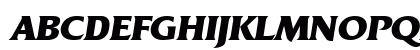 DennisBecker-ExtraBold Italic Preview